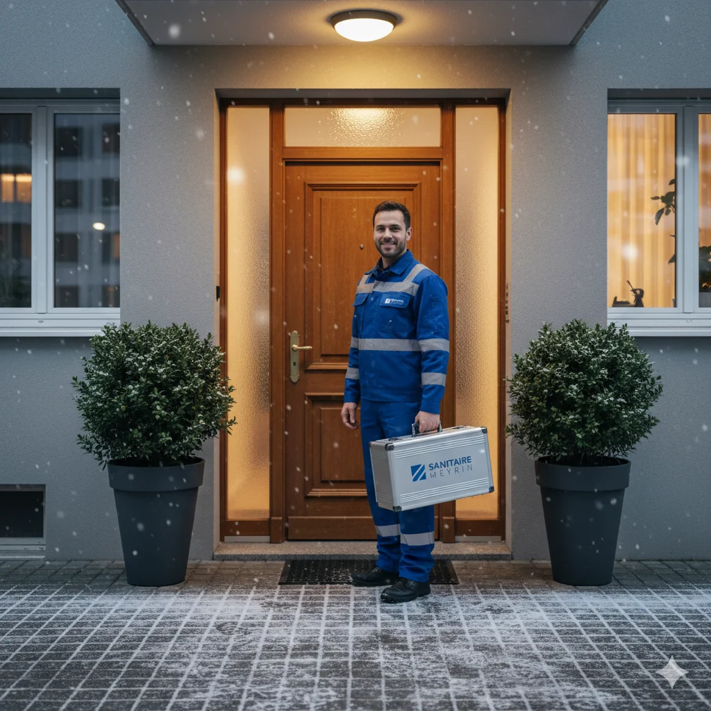 Intervention d'urgence pour fuite d'eau